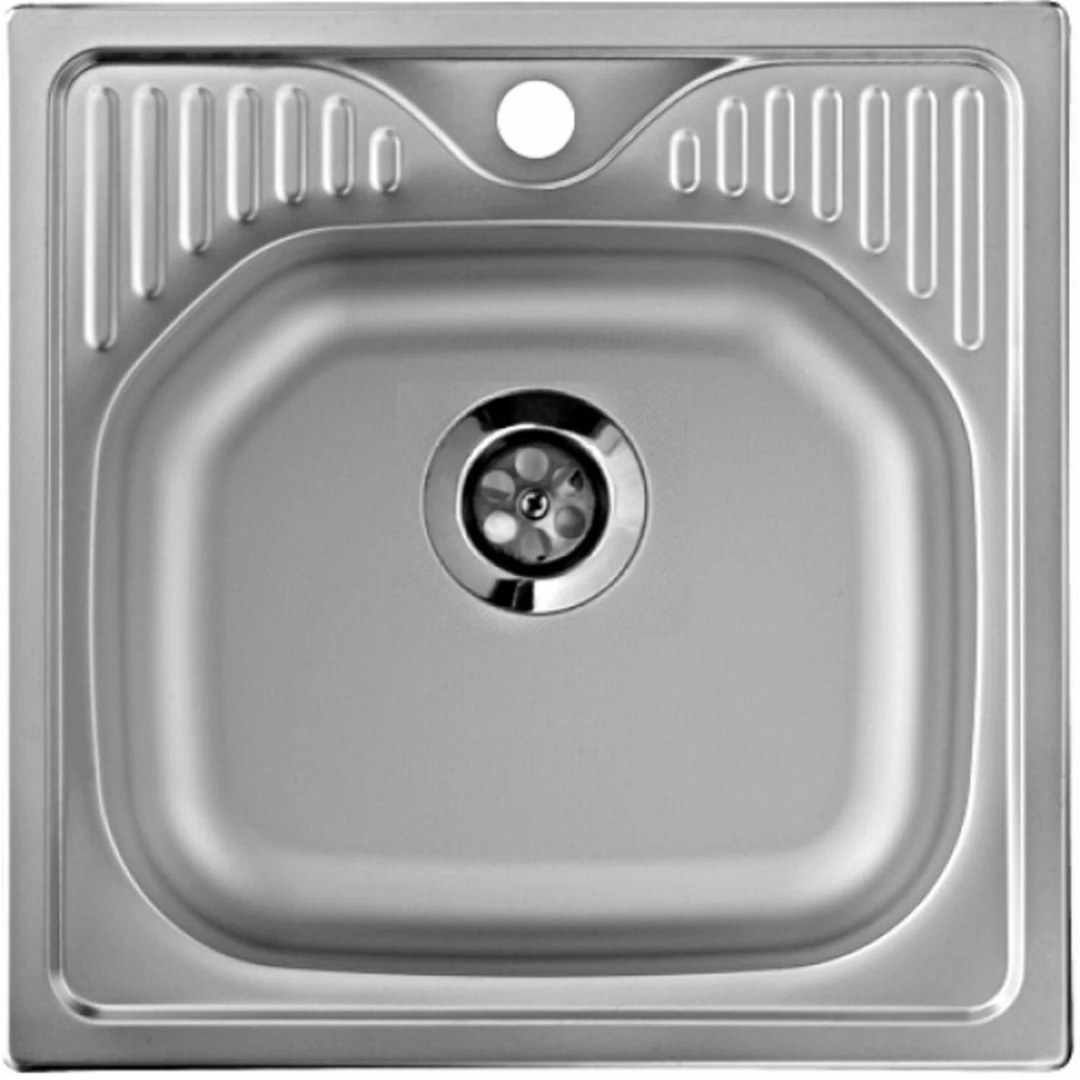 Lavello Inox Monovasca 50x50 Cm Con Sifone | Leroy Merlin