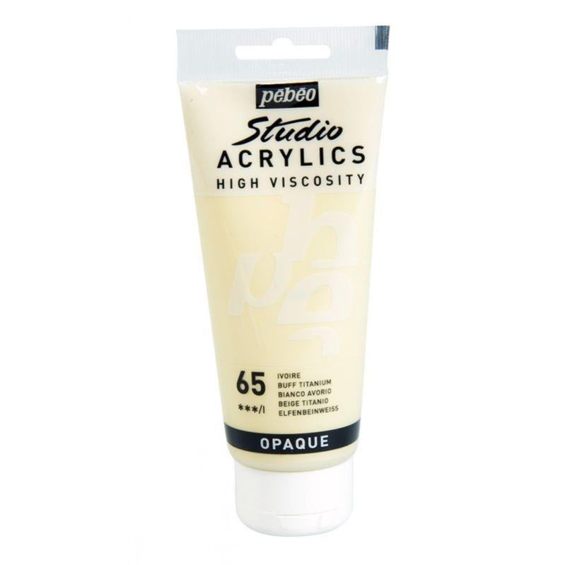 Peinture acrylique opaque Ivoire 100 ml Pébéo Leroy Merlin