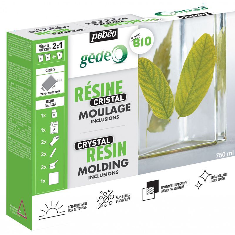 Gédéo Kit Résine Cristal 150 ml