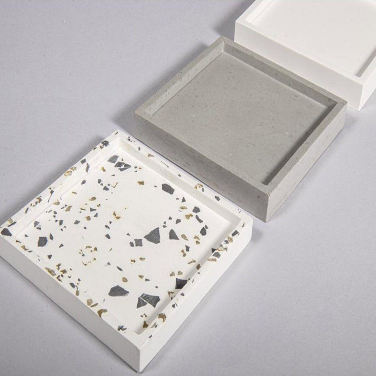 Kit De Moulage Sous-verre Terrazzo Rayher - Raysin - Résine Kit De Moulage Sous-verre Terrazzo Rayher - Raysin - Résine
