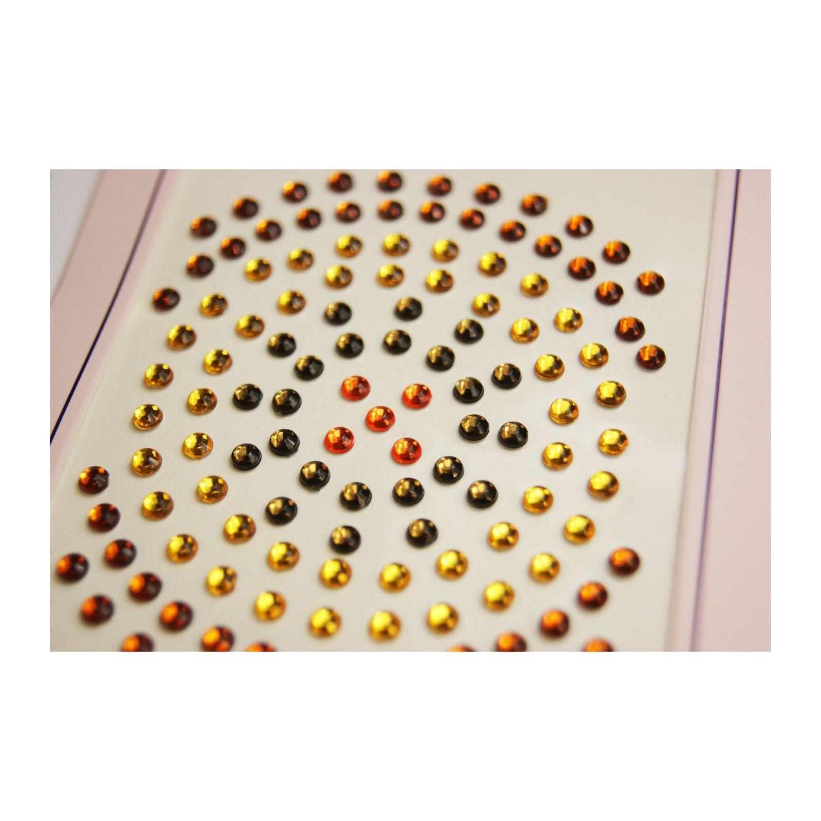 Strass Adhésifs 3mm – Rouge Brillant, 210 Pièces, Stickers Brillantini
