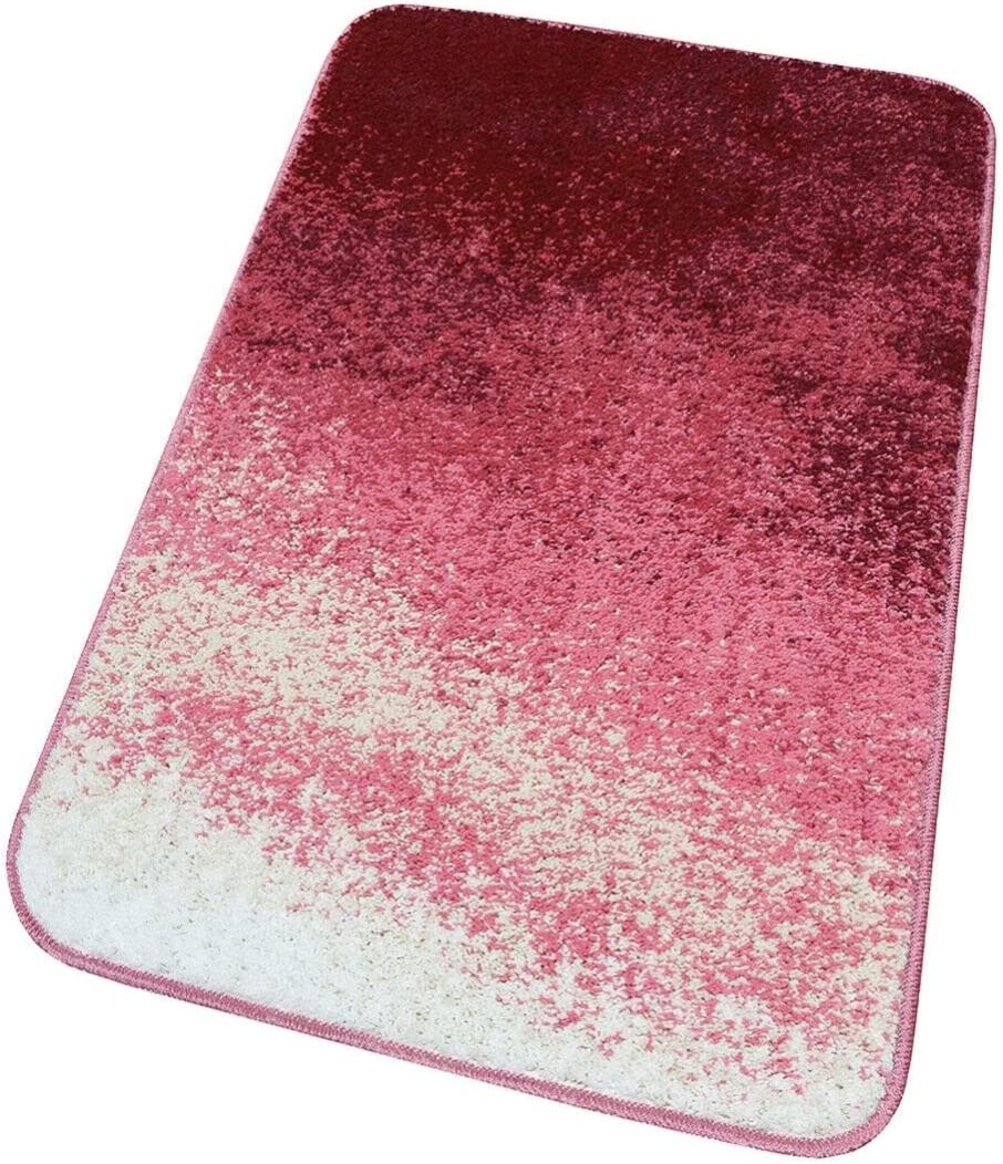Tappeto Da Bagno In Ciniglia 70x140 Cm - Morbido, Assorbente E Antiscivolo (Rosso) - Foto 8