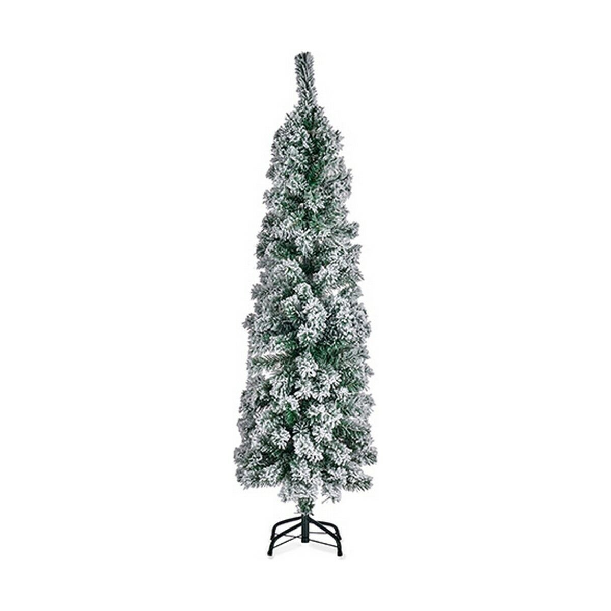 Árbol de navidad metal blanco verde plástico (ø 60 x 210 cm)