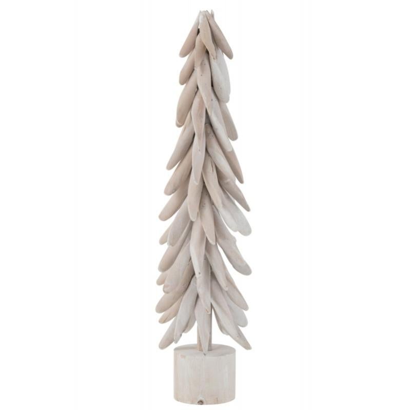 Arbre décoratif en bois blanc 17x17x65cm Leroy Merlin — free download