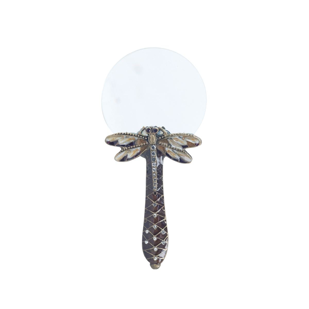 Origen home decor - figura lupa con esmalte decoracion   miniaturas gris - 1x6x12 cm