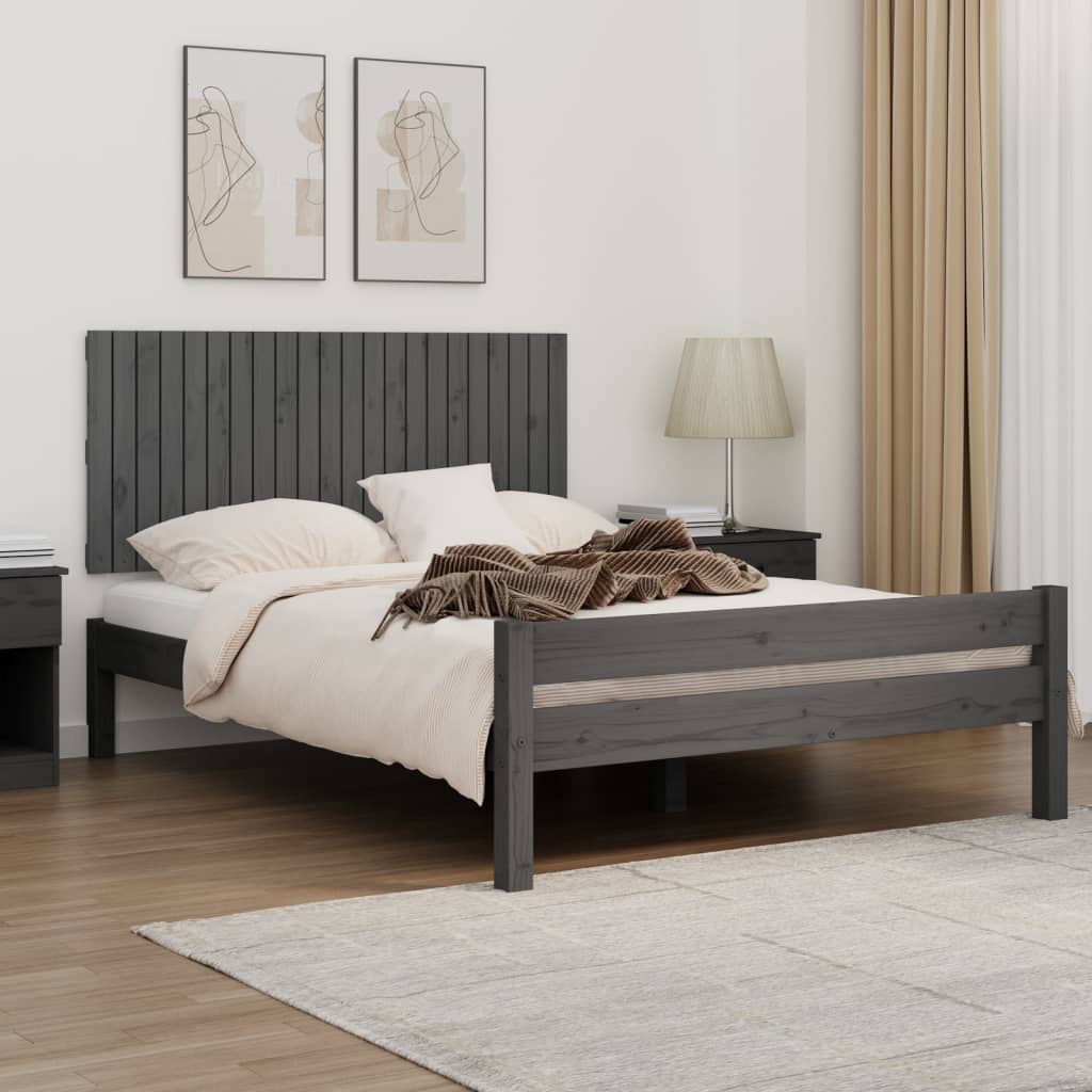 VidaXL Testiera Letto Grigio Cemento 240x1,5x80cm Legno Ingegnerizzato