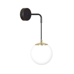 Lampada da tavolo nera, con interruttore, portalampada 1xGU10, lampadina  esclusa