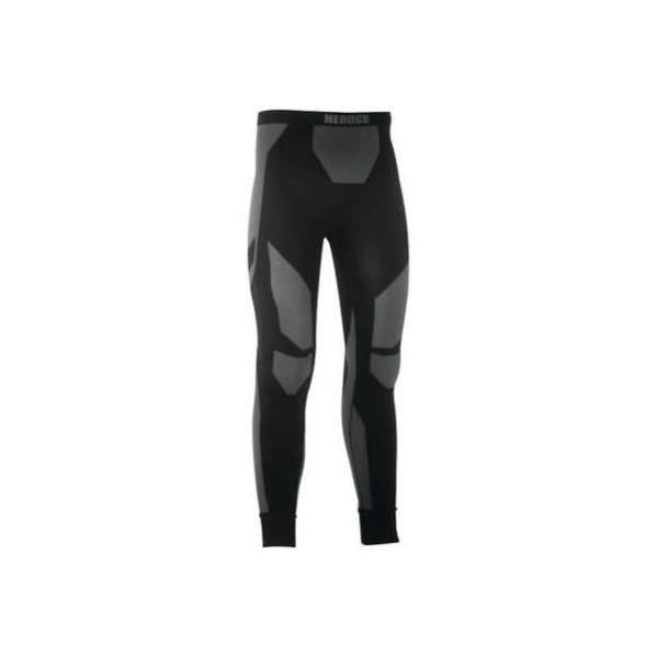 LUXUR Pantalons Longs pour Hommes Hiver Chauds Thermiques Leggings Couleur Unie Bas Froid Extrême Taille Élastique sous-Vêtements Gris Foncé L