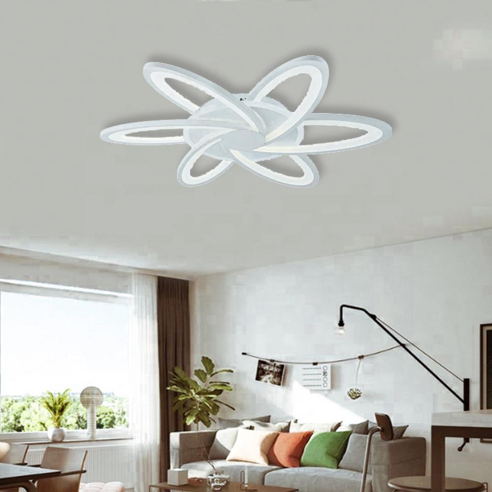 Plafoniera LED A Cristallo - Design Fiore, 20W, Bianco Freddo, Per Interni Moderni - Foto 10