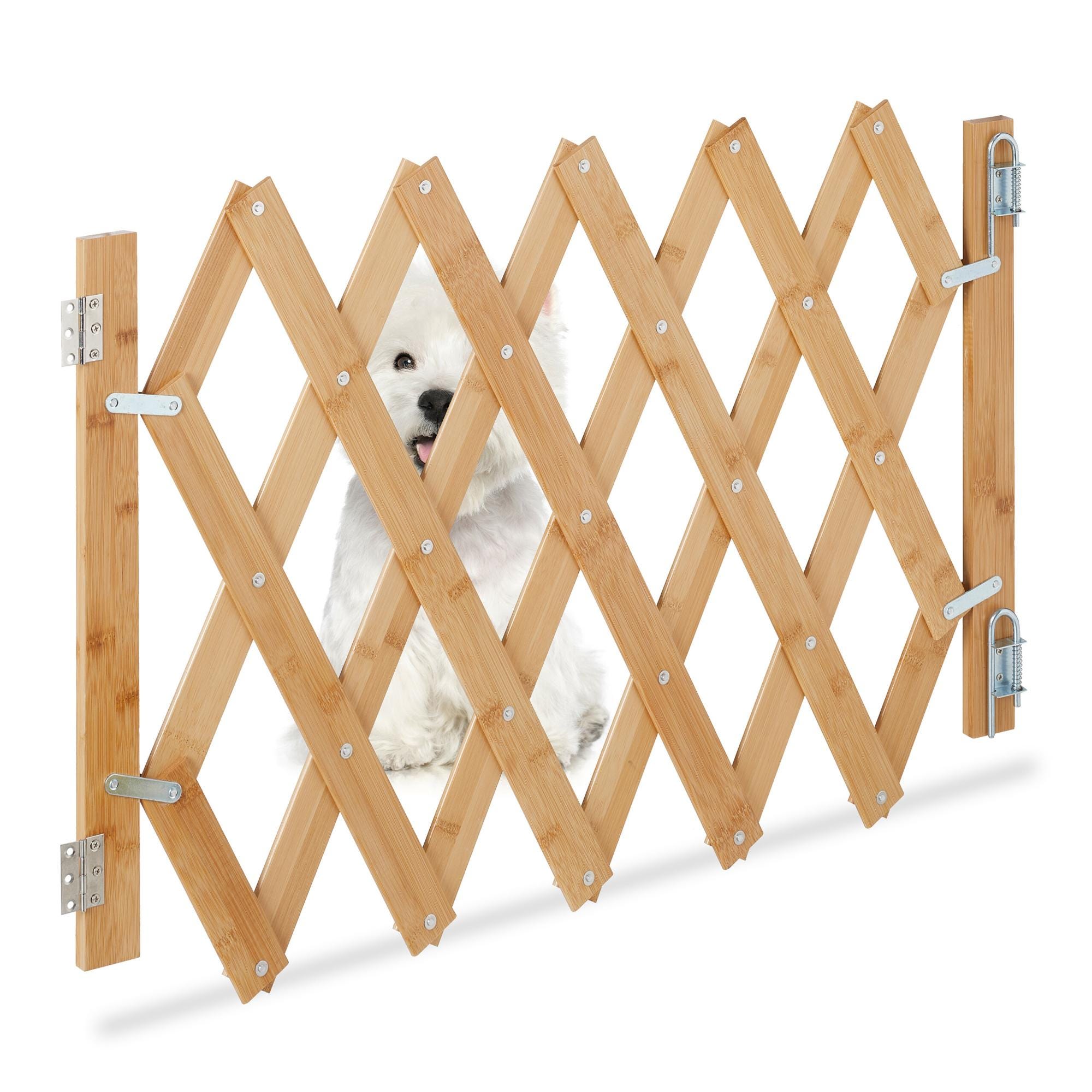 Relaxdays Cancelletto Di Sicurezza Per Cani Recinzione Allungabile relaxdays-cancelletto-di-sicurezza-per-cani-recinzione-allungabile