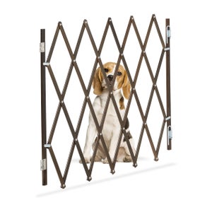 Barriere pour chien extensible en bois STOPFIX H84cm