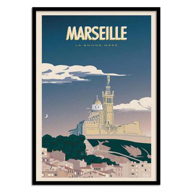Affiche ville Marseille 2