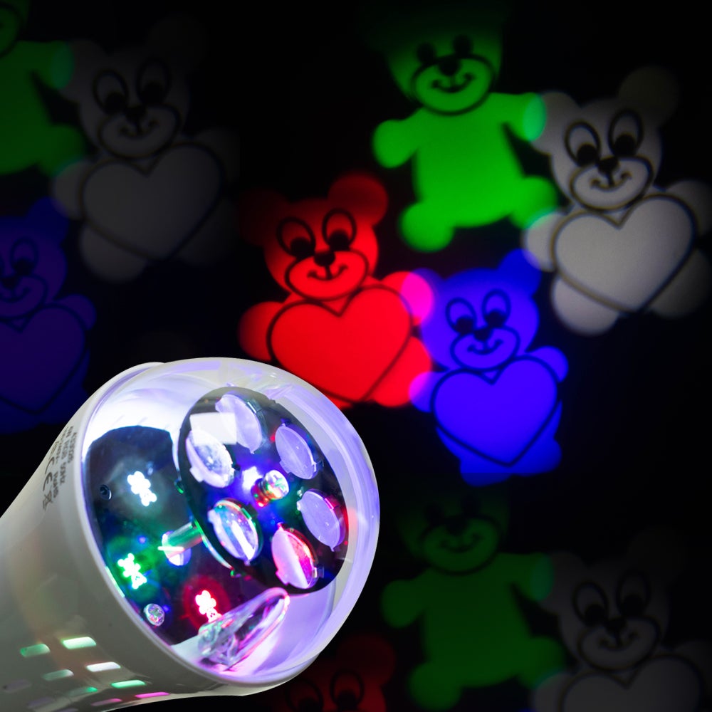 Ampoule LED E27 projection motifs voitures Eclairage pour enfants