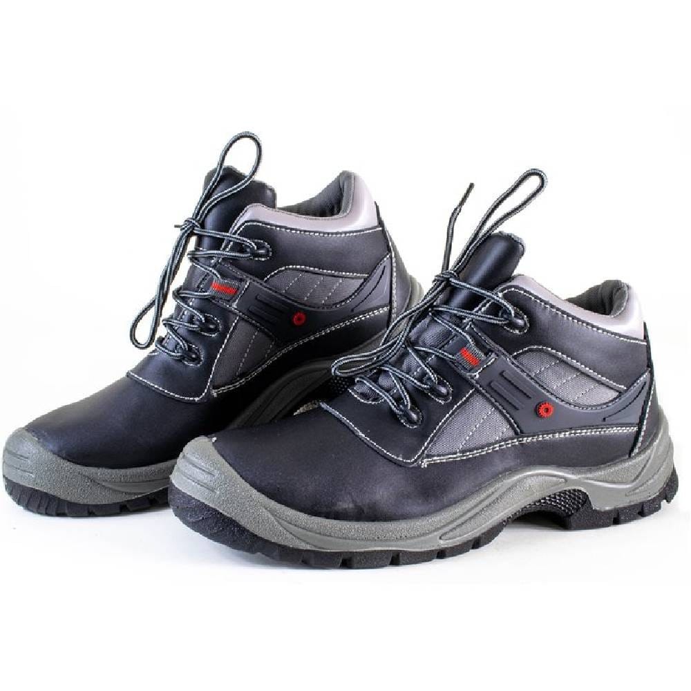 Chaussures de securite et travail semi montantes pour homme cuir