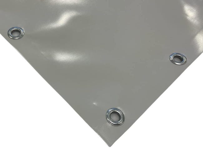 Telone Impermeabile Esterno Telone PVC Trasparente Occhiellato - Copertura Impermeabile Per Esterno 3x4m Telone Occhiellato Protezione - Foto 9