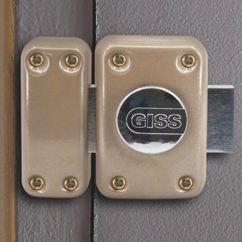 Verrou de sécurité avec cylindre a double entrée pour porte d'entrée GISS  Dimension - 30 mm