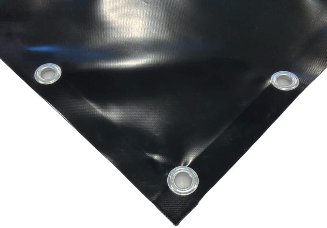 Gdmokle Telone Trasparente Impermeabile con Occhiellato, 0.3mm Antistrappo Antipioggia Telone in PVC, Coprire da Esterno Proteggere per Balcone, Gazebo, Serra, Giardino Mobili, 400g/m²