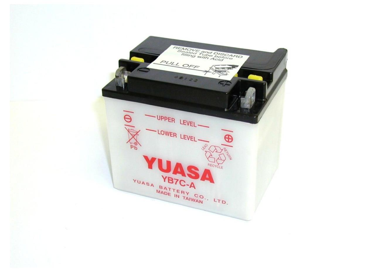 BATTERIE MOTO YUASA YB7C-A 12V 8AH 75A | Leroy Merlin