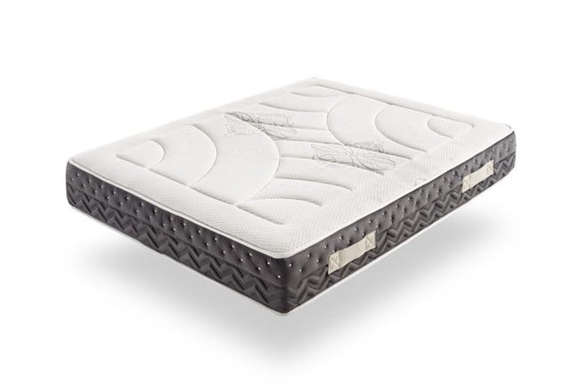 Materasso Singolo 90x200 Ortopedico A Molle Insacchettate - Rigidità Media, 8 Zone Comfort, 25 Cm Altezza