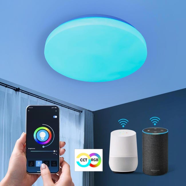 Plafoniera moderna BLUETOOTH LED 123W CCT da 3000K a 6500K lampada 3 Plafoniera moderna BLUETOOTH LED 123W CCT da 3000K a 6500K lampada 3