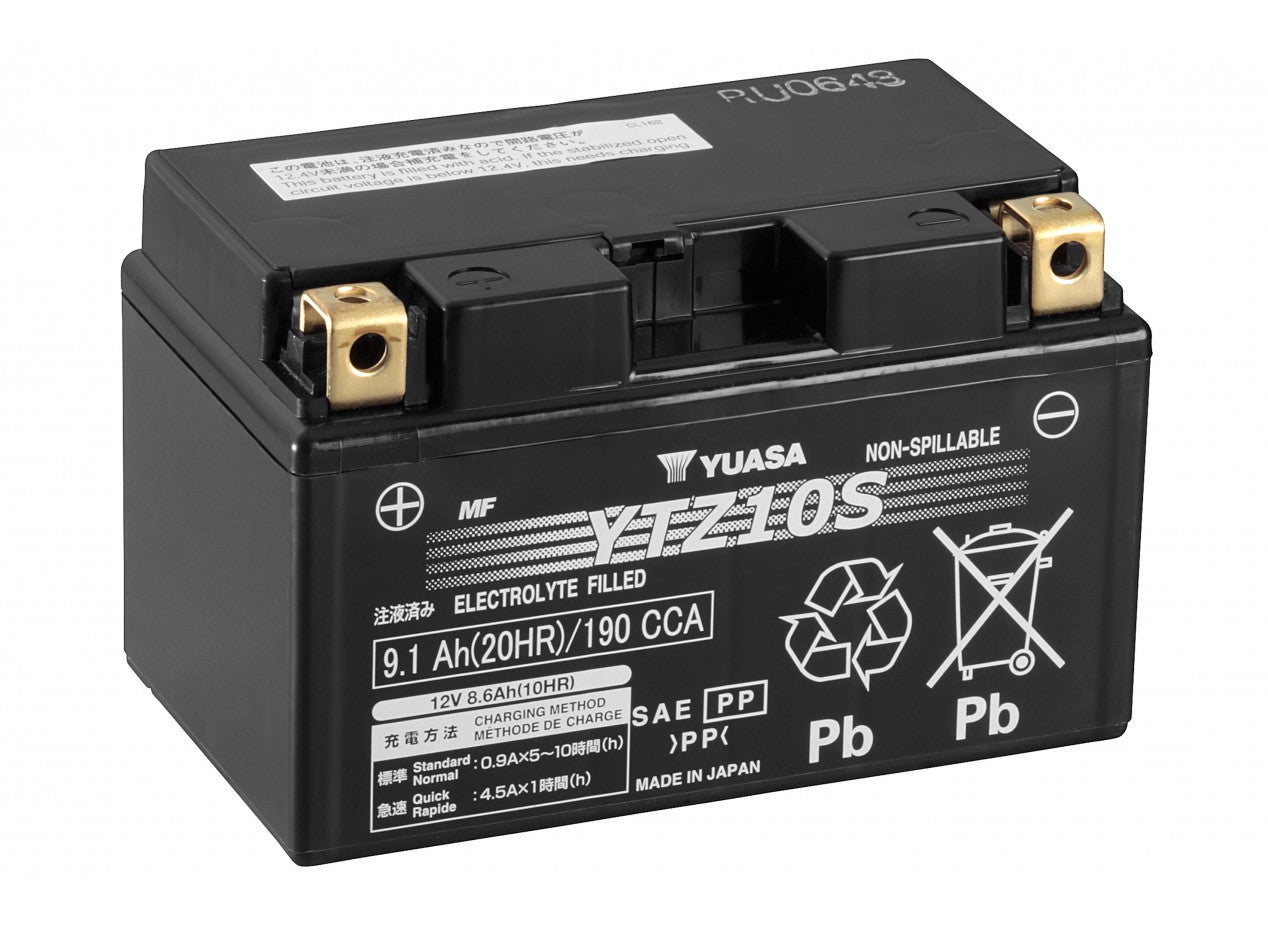 BATTERIE MOTO YUASA MF YTZ10S 12V 8AH 190A Leroy Merlin