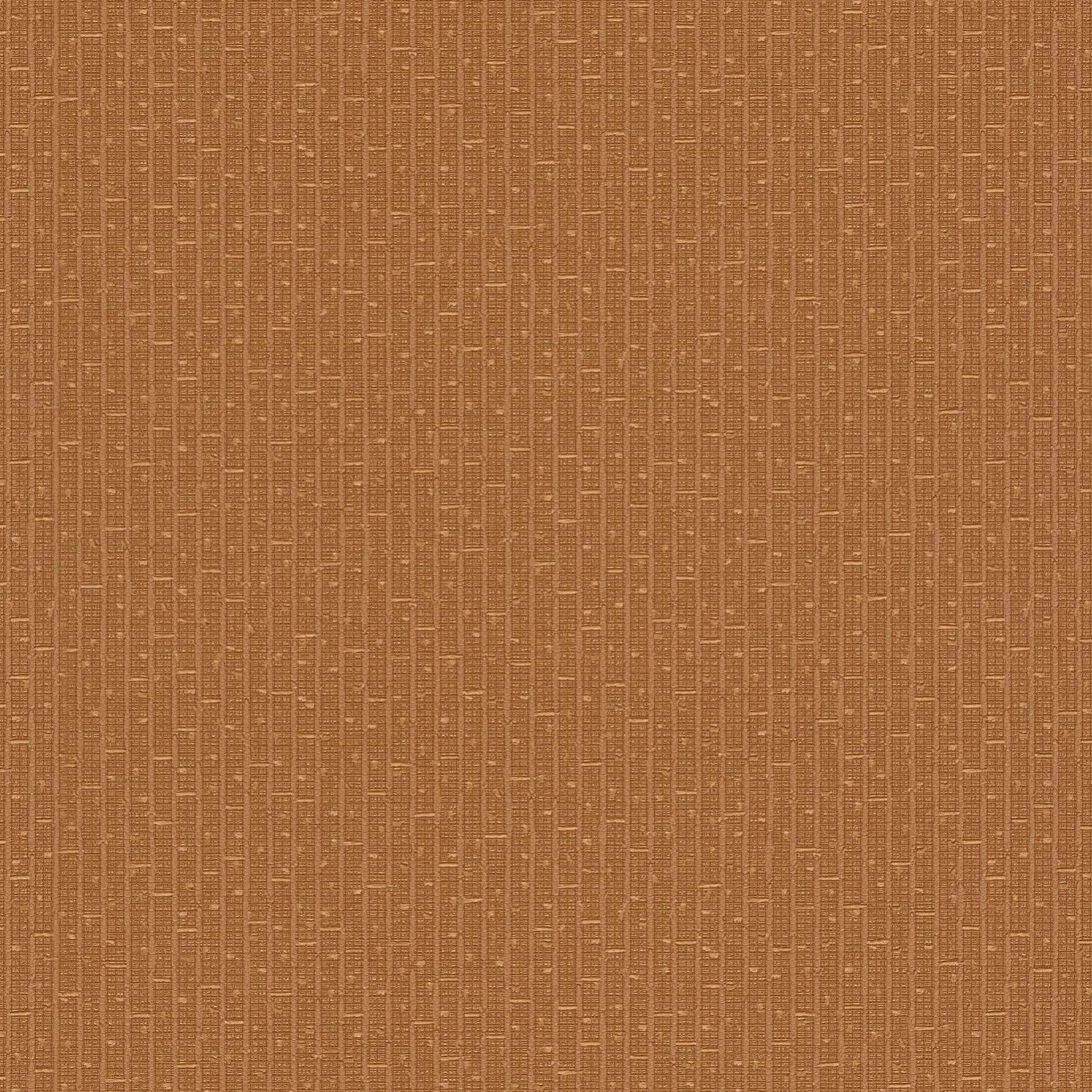 Papier peint orange uni à motif Tapisserie motif subtil orange pour