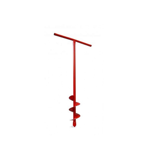 TRIVELLA A MANO MANUALE CAVABUCHE FORI TERRENO DIAMETRO 10cm H. 95cm - Foto 5