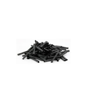 Gaine Thermorétractable Noire 2:1 - Diamètre 7mm (9/32"), Longueur 2,5m (8 Pieds), Rétractable à La Chaleur Pour Isolation électrique