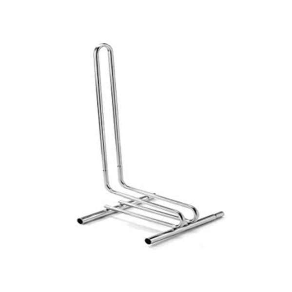 ANDRYS - Rastrelliera Porta Bici 1 Posto, Con Ruote Fisse, Anche Per Bici Con Freno A Disco In Acciaio Colore Nero 35 X 35 X 30 Cm 61107541