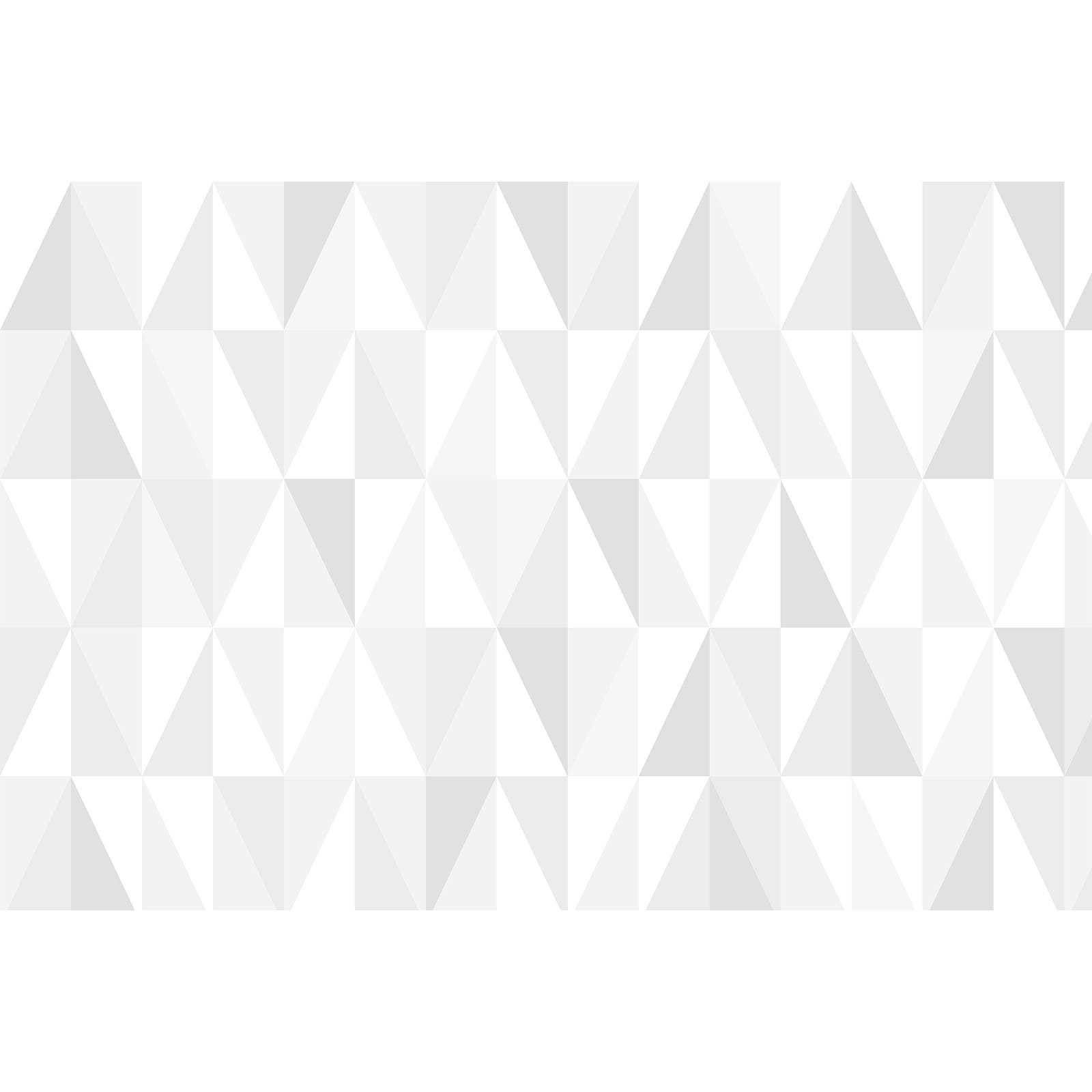 Motif triangulaire géométrique blanc et gris Papier peint Papier