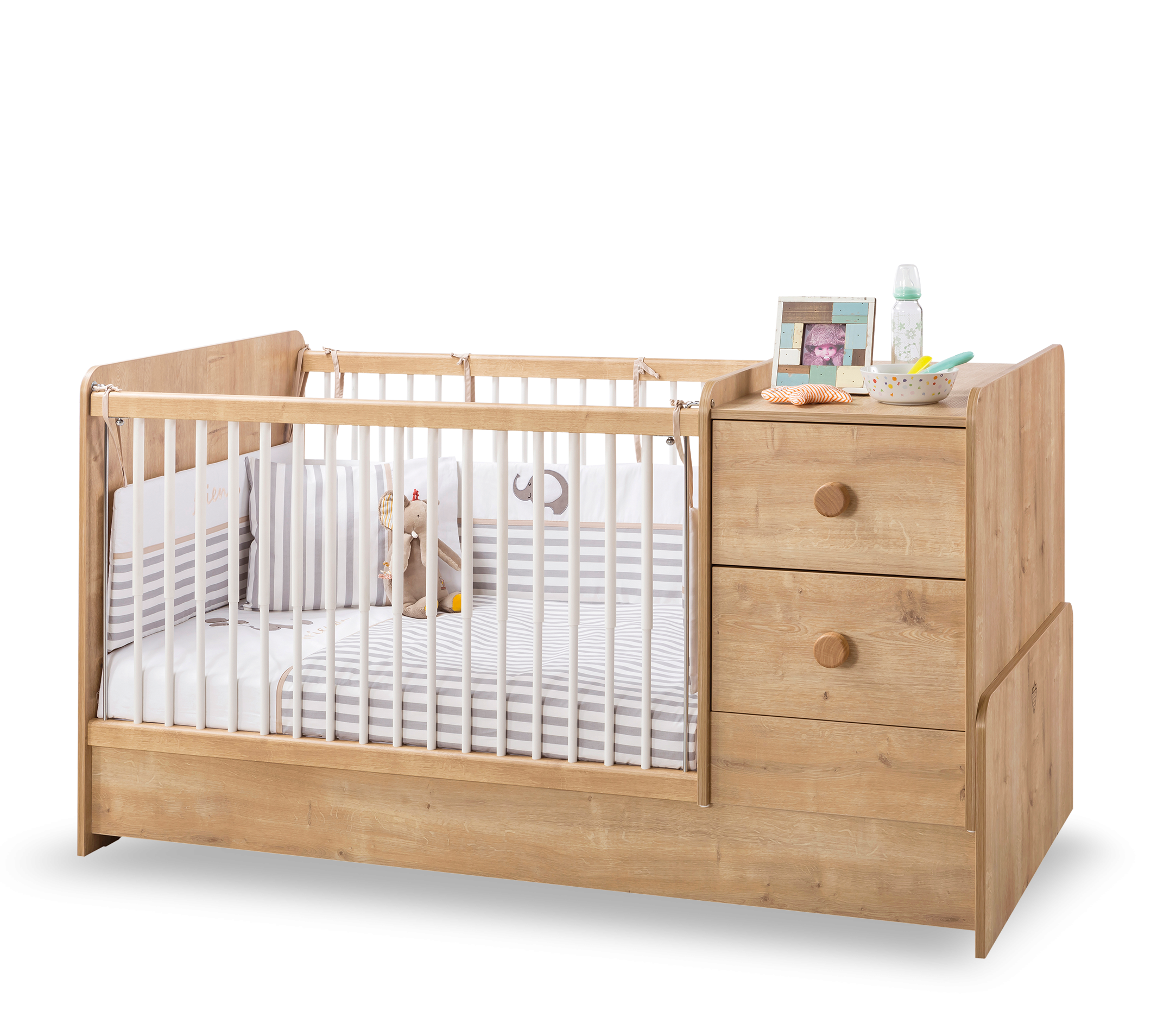 Transat Pour Bébés Stardust Marron Et Beige Lwbo001-bgbr Little