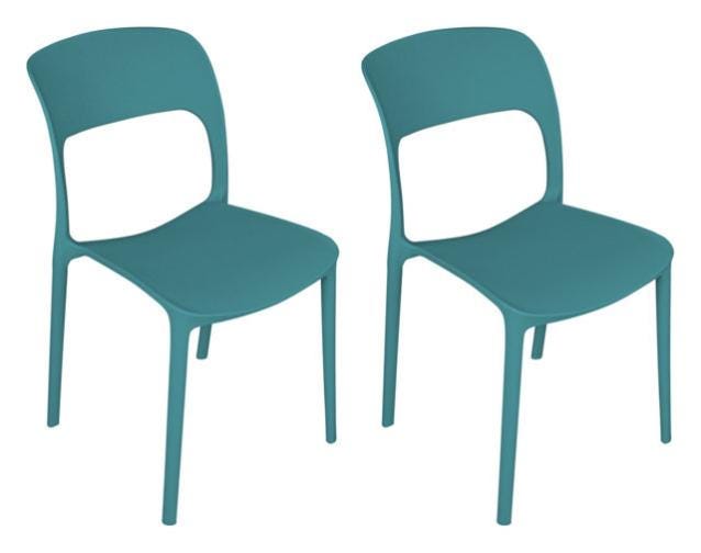 Pack Di 8 Sedie Da Giardino Impilabili In Polipropilene Verde - Gala | Leroy Merlin - Foto 5