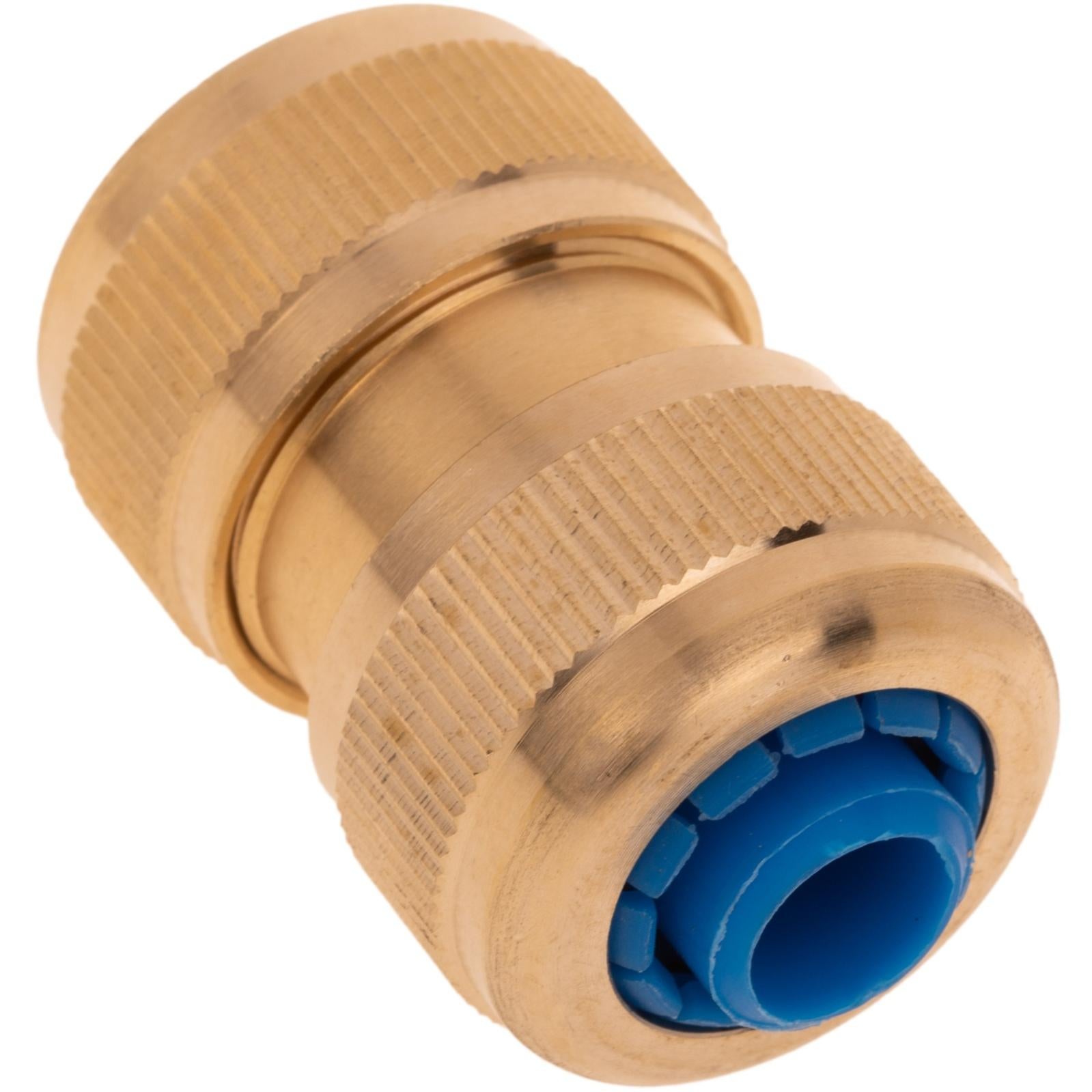Variosan 13125 Raccordo Per Tubo Flessibile In Ottone Lucido - Connettore Universale Per Sistemi A Innesto - 4