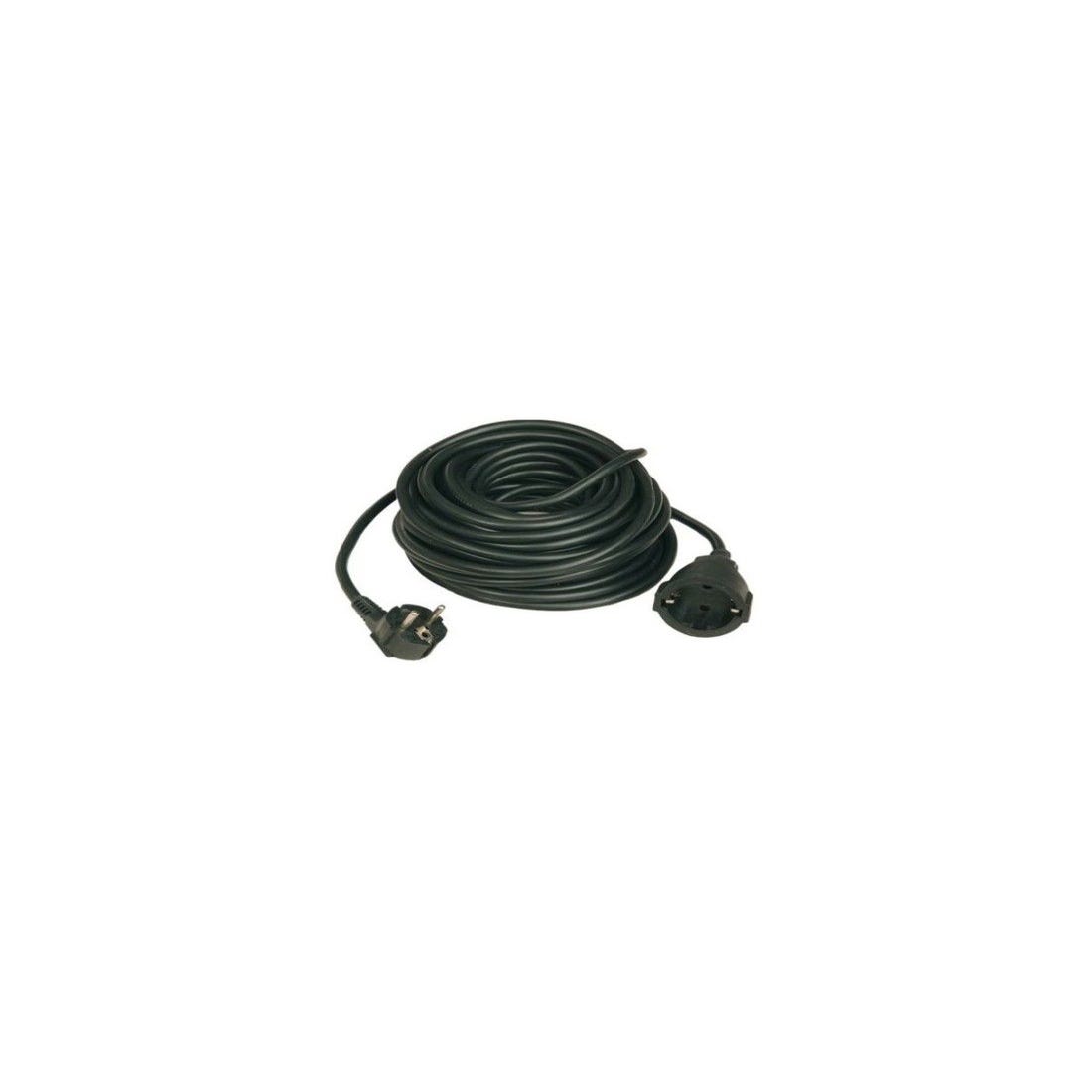 Prolongador de cable eléctrico 16 Ah 3x15 negro - Madriferr