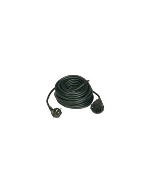 Cable alargador Schuko de 10 Metros, Verde, Cable de alimentación IP44  hasta 3500 W, para el jardín, también se Puede Utilizar en el Exterior