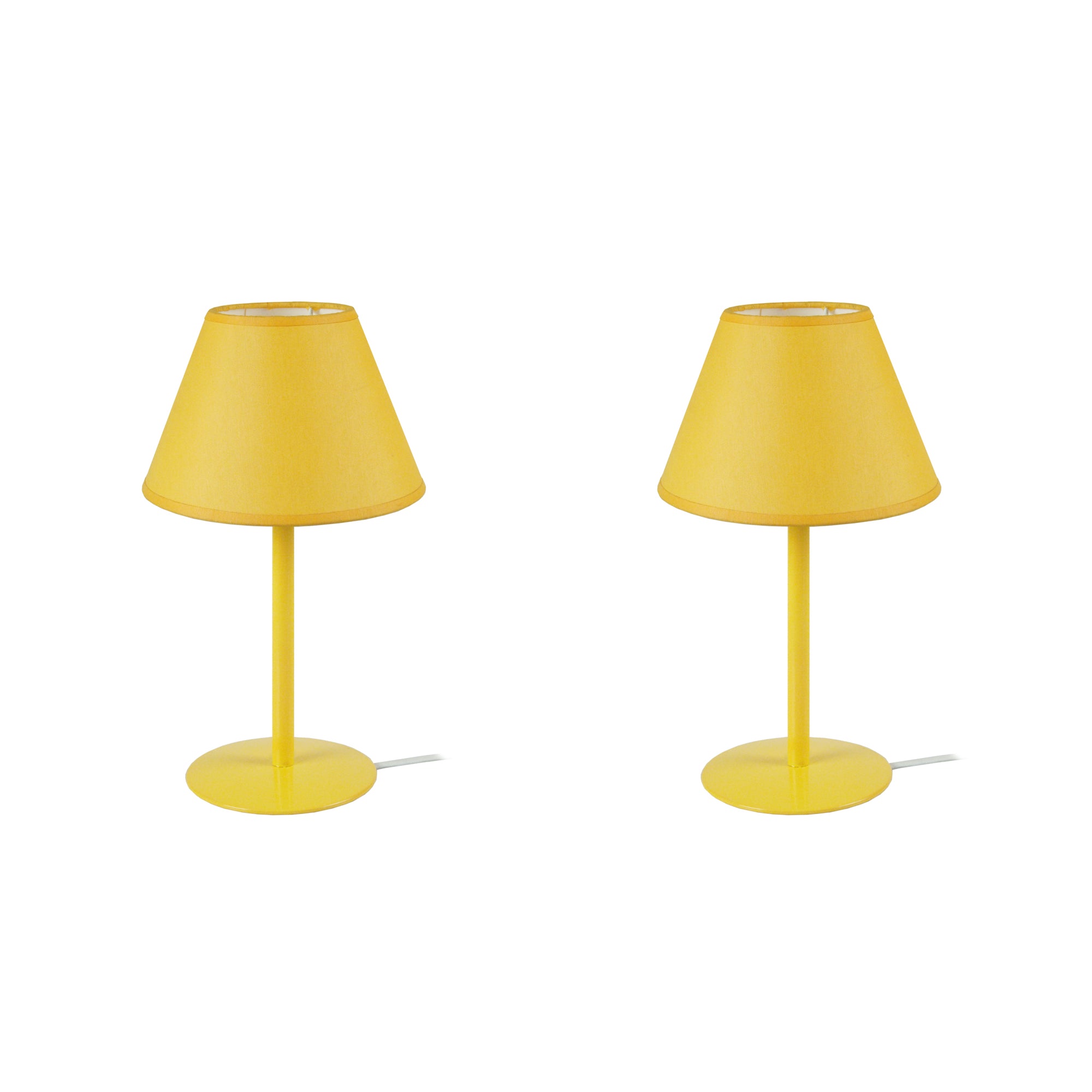 KUNAGILT2 Lampe a poser demicylindrique métal jaune Leroy Merlin