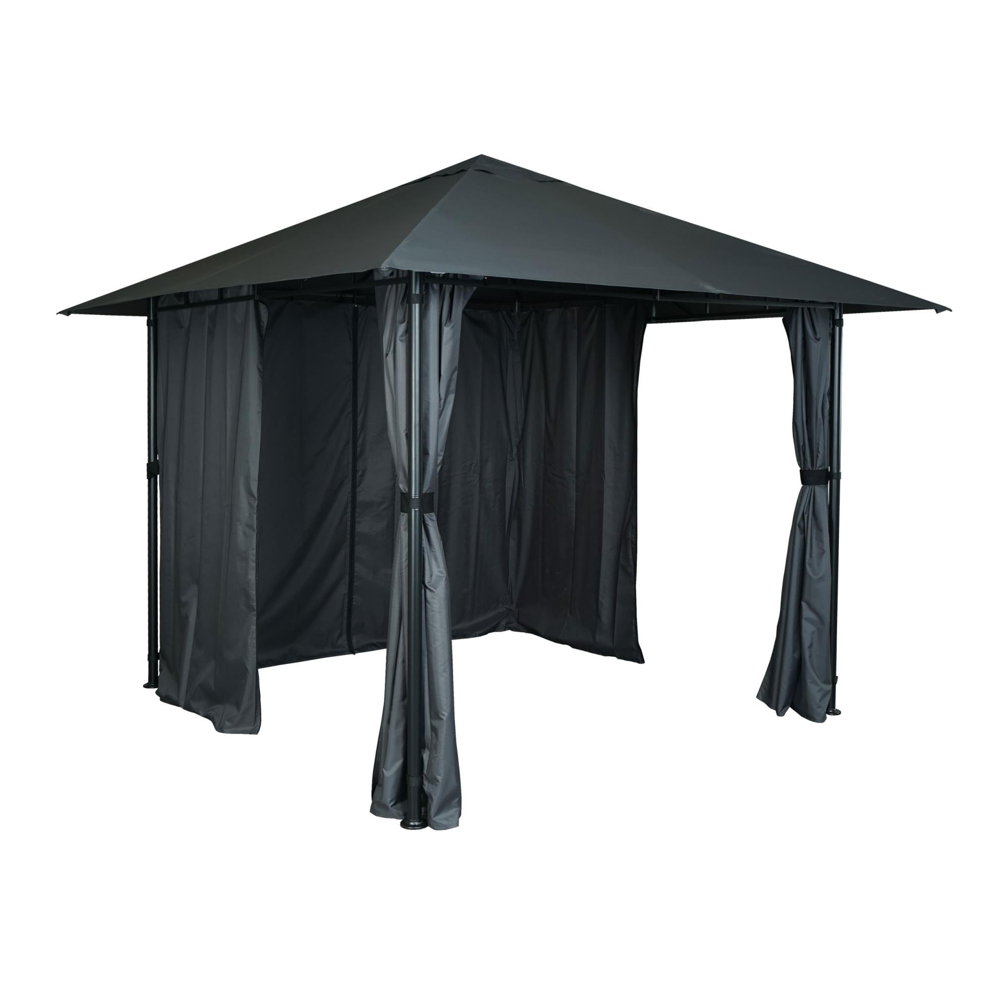 Gazebo Pieghevole 3x3m Con Zanzariera - Impermeabile E UV Protection, Ideale Per Giardino, Campeggio E Feste - Foto 3