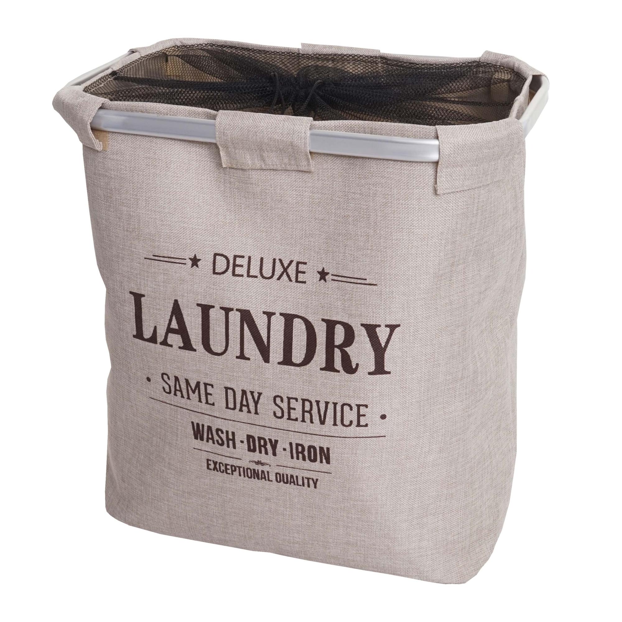 Portabiancheria Da Appendere In Macramè Boho | Con Ganci, Cerniera, Tasca, Per Bagno/Camera/Viaggi - Foto 3