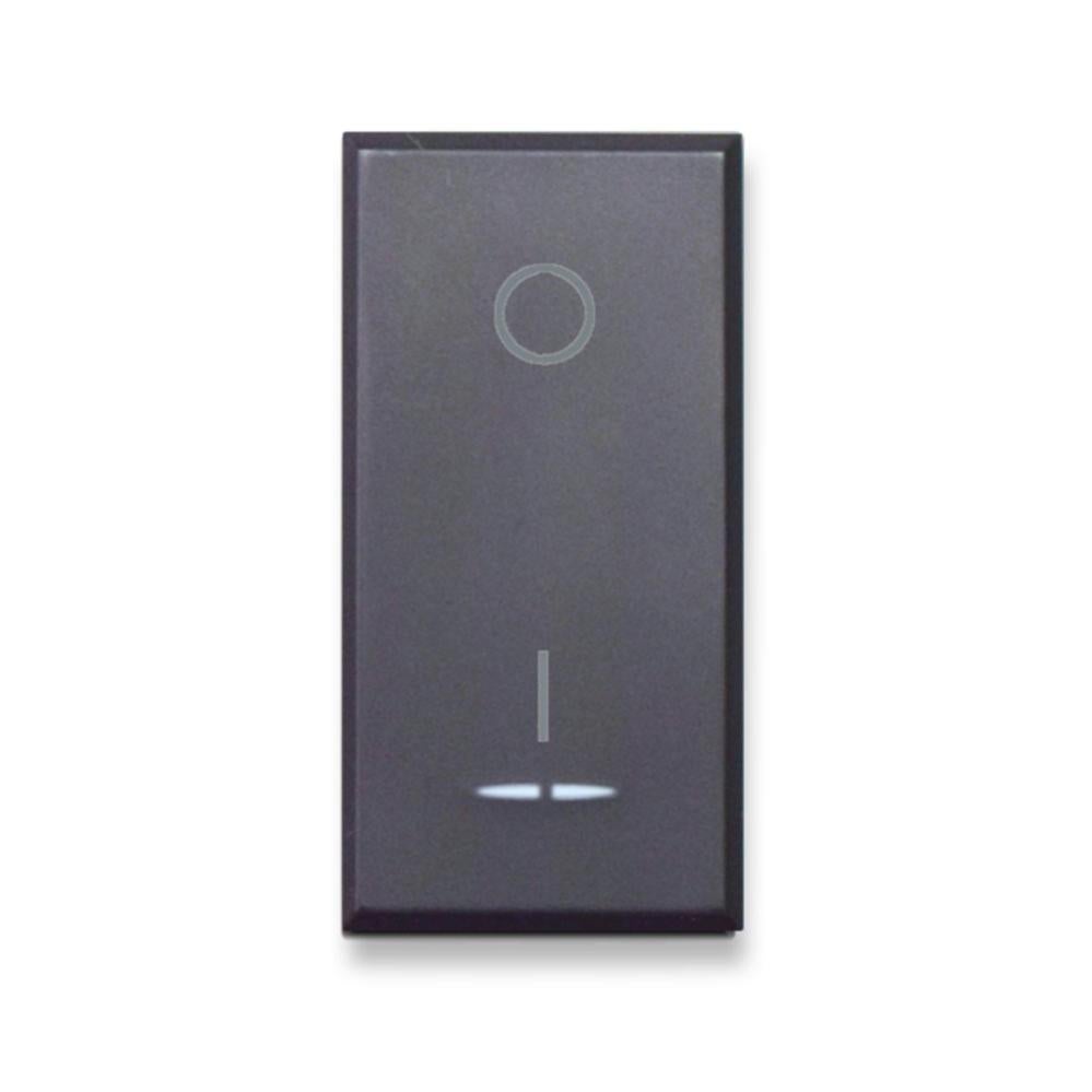 PRESA BIPASSO 2P+T 10/16A DOMUS 1M0D RAL9010 250V