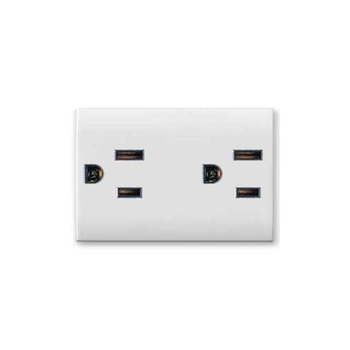 Presa Elettrica Impermeabile Doppia 2P+T Siemens, IP54, Grigio – Collegamento Automatico Senza Attrezzi - 3