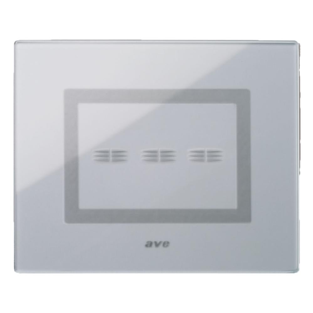 Ave Plaque Veratouch Noir Absolu 2 Commandes 44PVTC02NAL Life Toucher