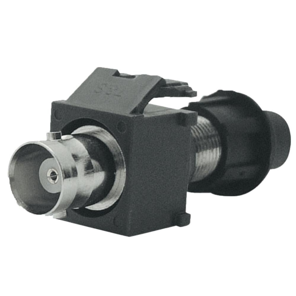 5 Connettori BNC Femmina Da Pannello | 50 Ohm | Saldabili | Per CCTV, Video E RF | Ottone Nichelato
