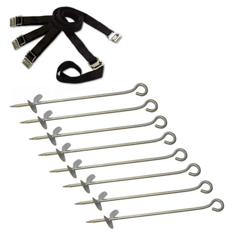 Kit de Fixation Trampoline 8Pcs Leroy Merlin