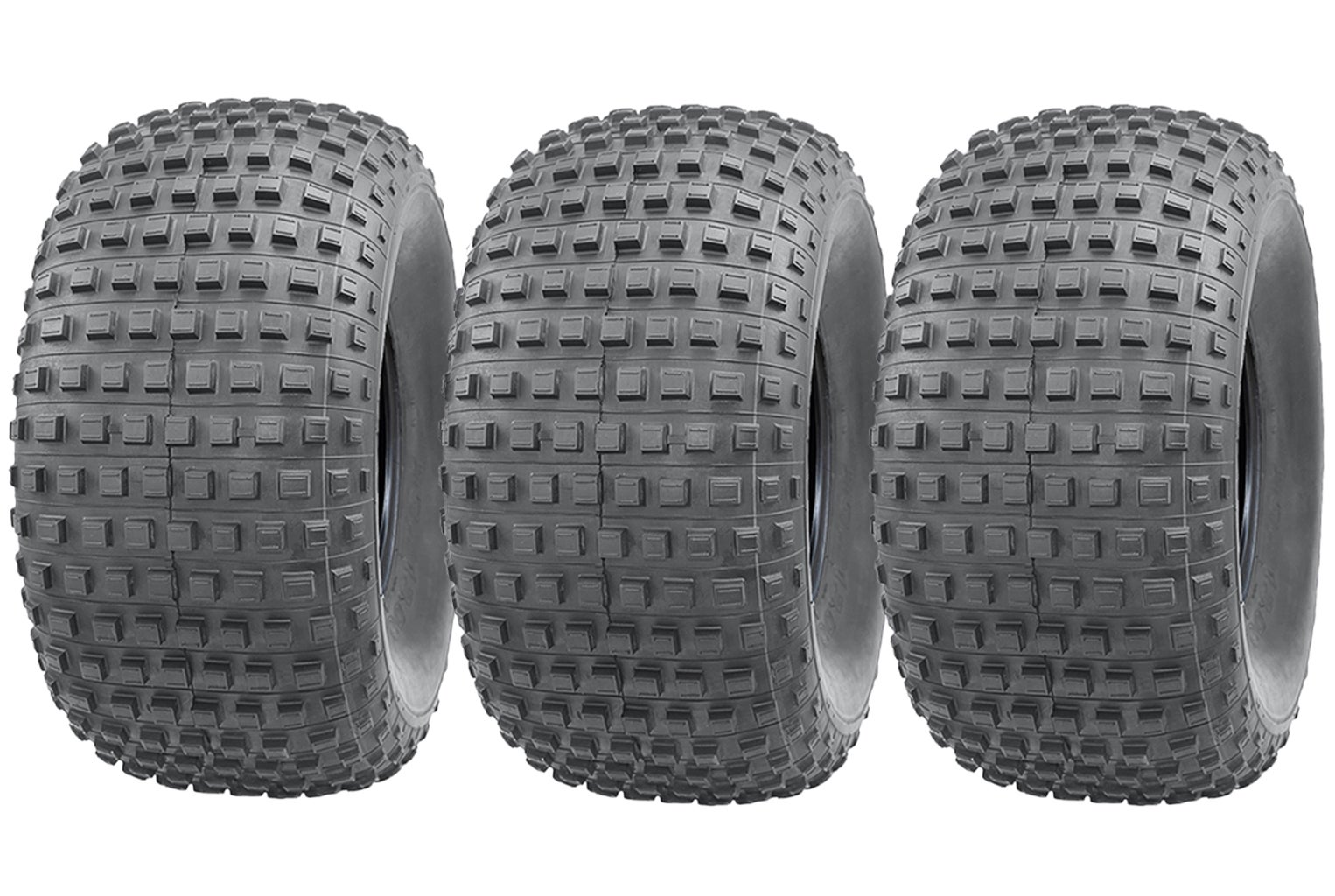 25x12.00-9 Knobby ATV Quad Tire 4ply John Deere Gator Road Legal Pneu ...