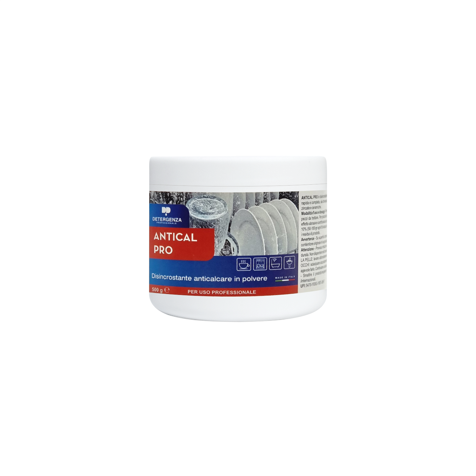 DISINCROSTANTE ANTICALCARE IN POLVERE ANTICAL PRO CONCENTRATO - Pz. 1 da  500 gr