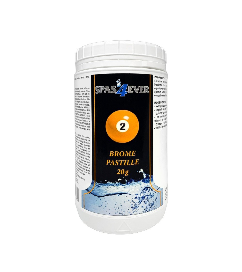 Brome pastille 20 gr pour spa 1 kg Spas4Ever Leroy Merlin Brome pastille 20 gr pour spa 1 kg Spas4Ever Leroy Merlin