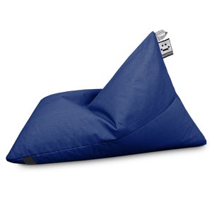 Pouf Poltrona Sacco in Similpelle Indoor Cielo blu Happers