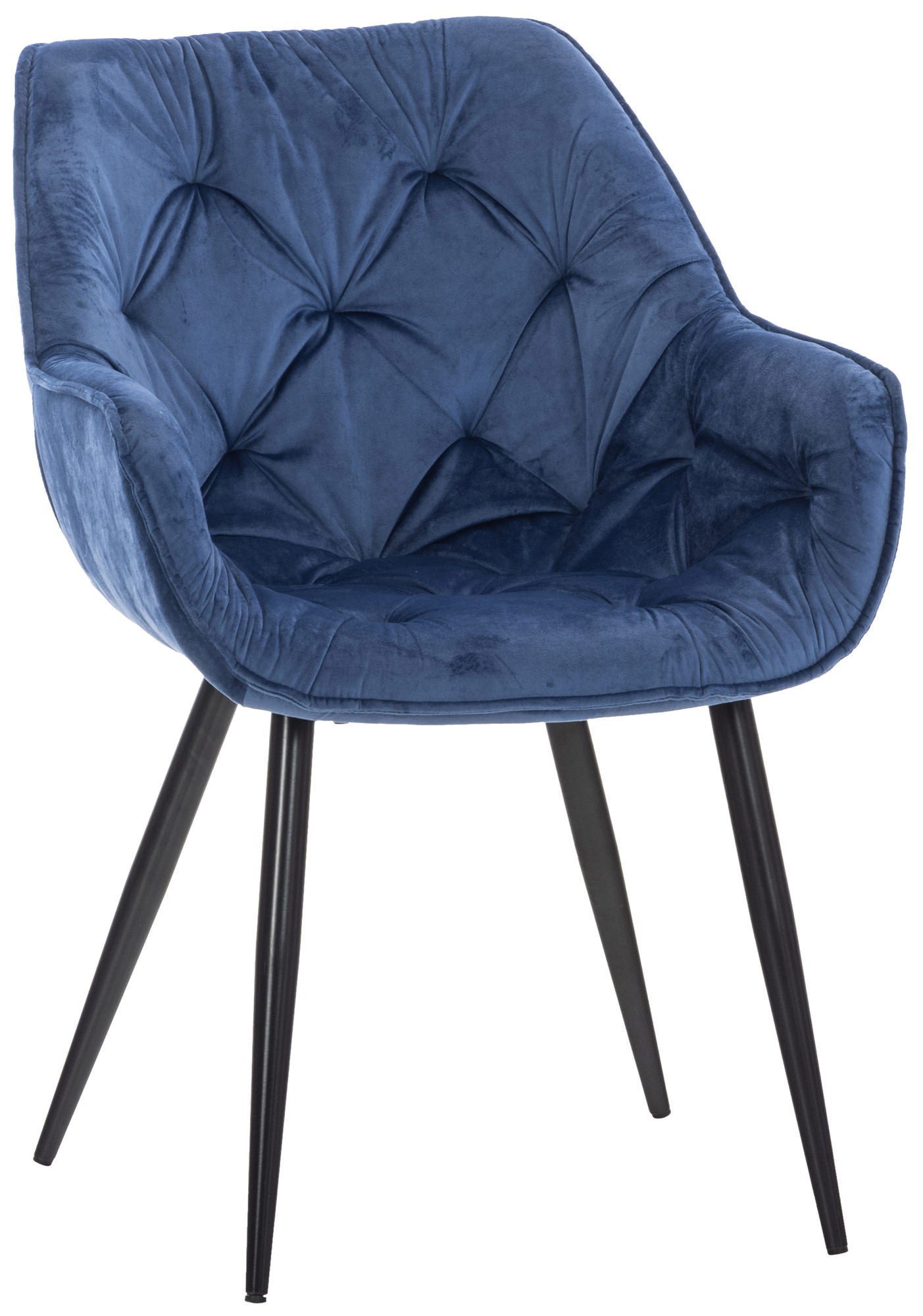 Chaise de coiffeuse salon bureau rembourré confortable et moderne capitonné  velours crème FAL10529