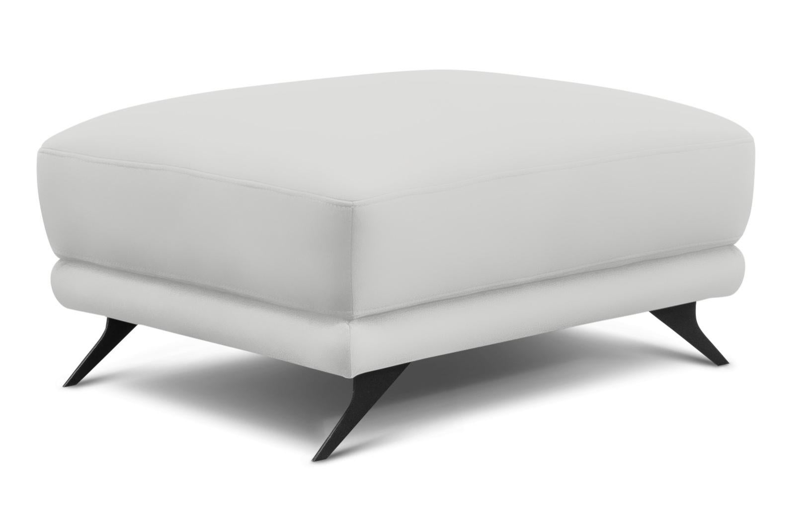 Rebecca Mobili Pouf Cube Noir, Tabouret Repose-Pieds, Banc De