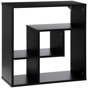 Mensola AF-LUX verticale con kit luce H158 cm libreria sospesa